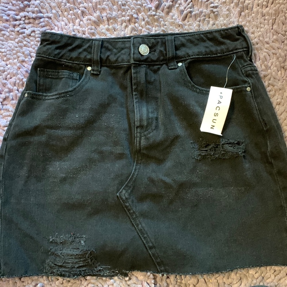 Pacsun denim mini skirt